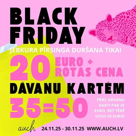 DĀVANU KARTE 50EUR VĒRTĪBĀ! 